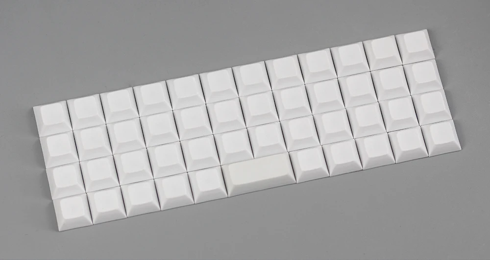 Niu 40 dsa keycap пустой белый для механической клавиатуры 47 клавиш dsa профиль keycap