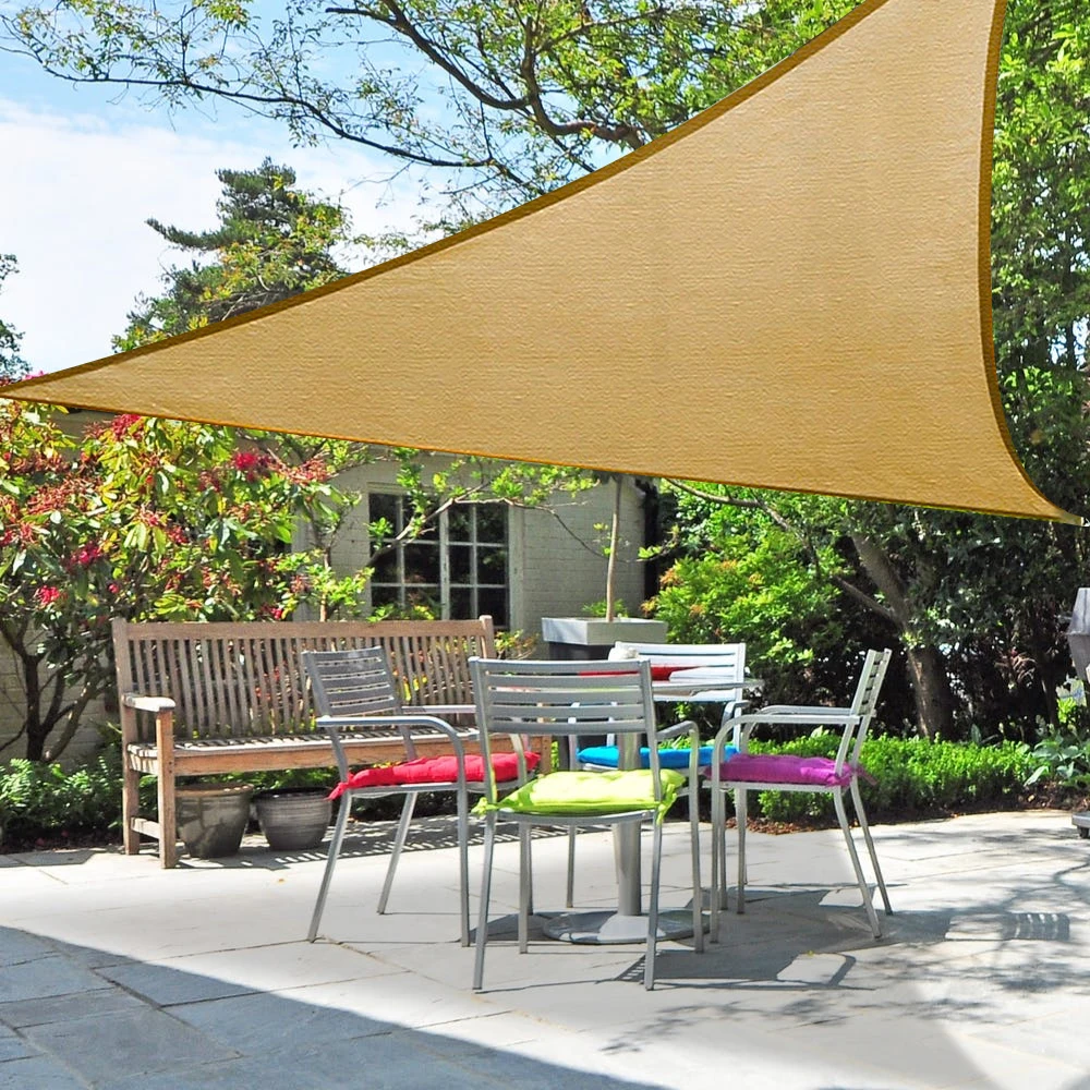 

Shade Sail UV Blocking Outdoor Garden Supplies Triangle Sunshade Protection Canopy Patio Pool Sail Awning Camping Shade