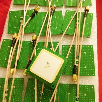 

3dbi RHCP Ceramics rfid reader Antenna 40*40mm passive small rfid uhf antenna ipex/sma connector