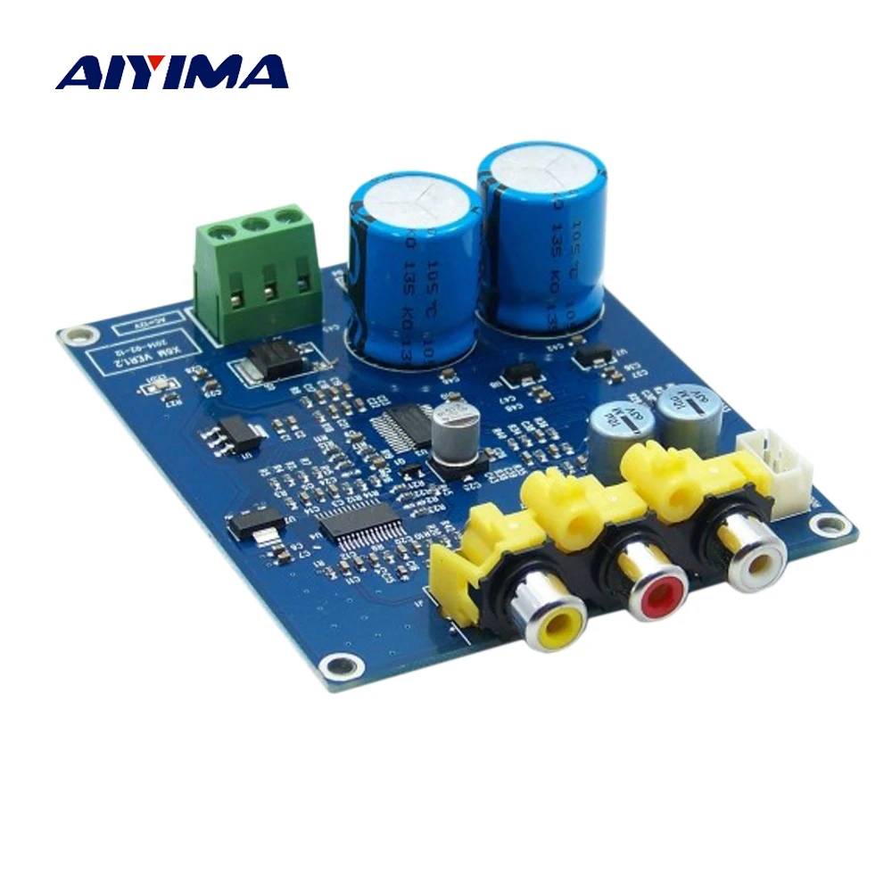 Aiyima CS8416 CS4398 декодер плата DAC USB коаксиальный 24 бит/192 к Dual AC12V Diy|Усилители мощности|