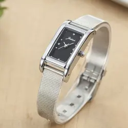 Super Slim Щепка сетки Часы из нержавейки Для женщин лучший бренд класса люкс Повседневное часы женские наручные часы леди Relogio Feminino