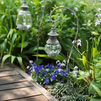 

Wrought iron floor wind light Garden grocery garden floor decoration lantern Outdoor lawn flower path