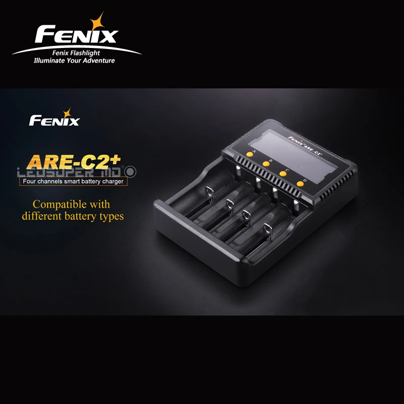

Original Fenix ARE-C2+ Four Channels Smart Charger compatible with Li-ion and Ni-MH/Ni-Cd Batteries
