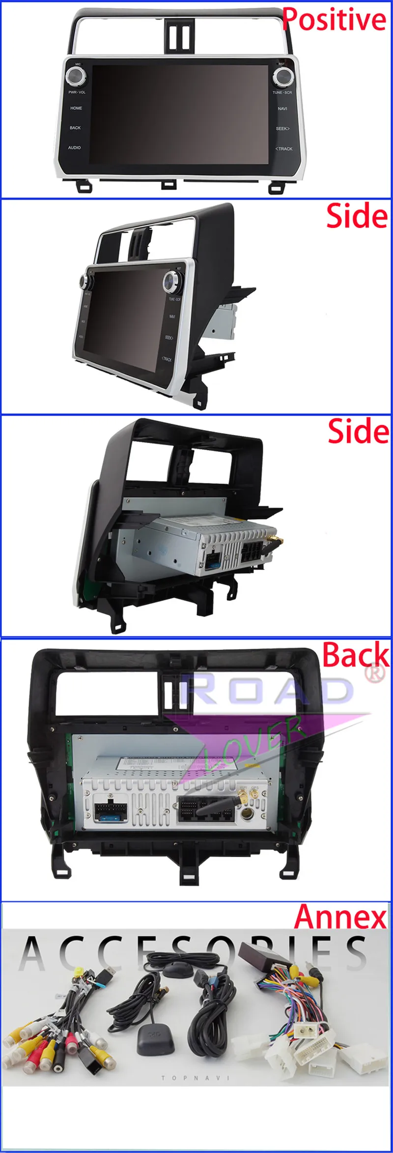 android car stereo For Toyota Prado 2018