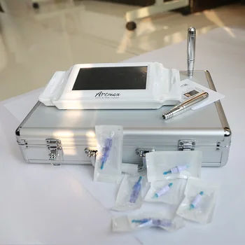 

Artmex V8 7 inch glass touch screen MTS + PMU digital tattoo professional permanent makeup machine for eyebrow