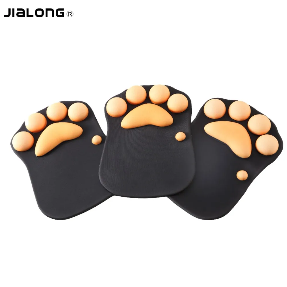 

JIALONG High Quality Gaming Mouse Mat with Wrist Support Gel Mousepad Wrist Rest Ergonomic Wrist Cushion Computer Mouse Pad Desk