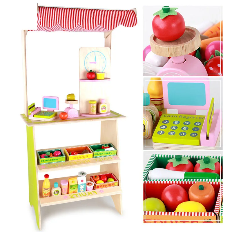 

Young music than wooden simulation DIY handheld children's play family canteen set puzzle family toy generation