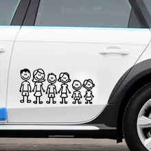 ar styling Custom Family Member Dad Mom Daughter Son And Pet Dog Viny Decal Car Stick Figure DIY Adhesive Window Car Sticker