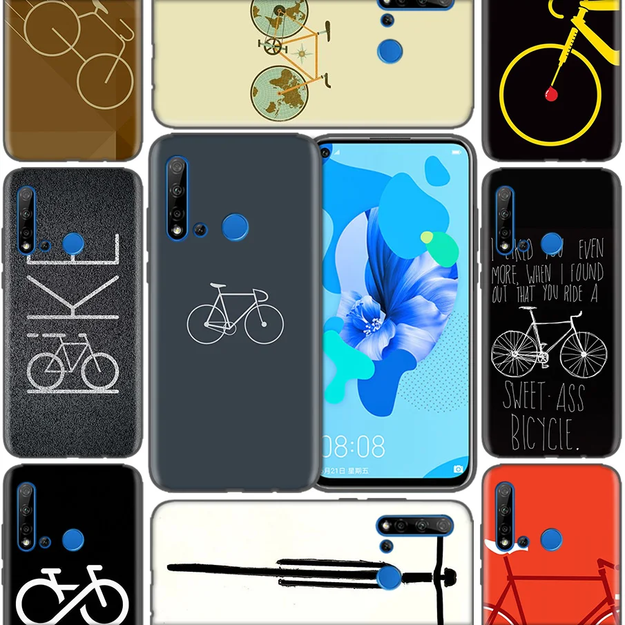 

Capa Shell Covers Coque Case Fundas For Huawei P9 P10 P20 P30 Mate 10 20 30 Lite Pro P Smart 2019 2017 Bicycle Bike Sport Coqu