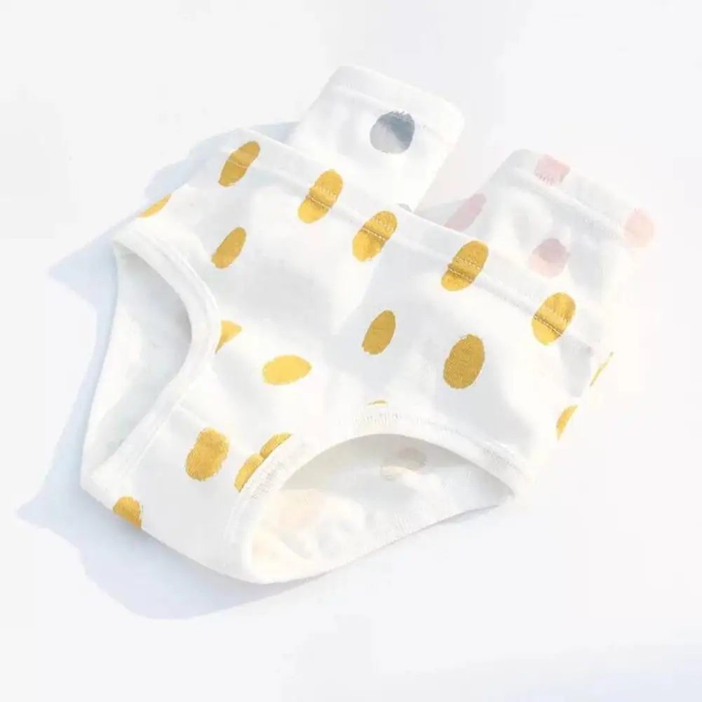 3pcs/set Child's Underpants Soft Cotton Baby Triangle Underwear Cartoon Printed Panties for Girls