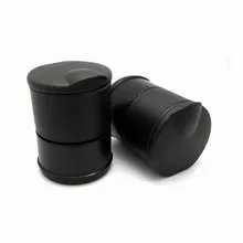 Автомобильный Стайлинг, автомобильный внутренний хранитель, Автомобильный светодиодный портативный автомобильный держатель для пепельницы, черный