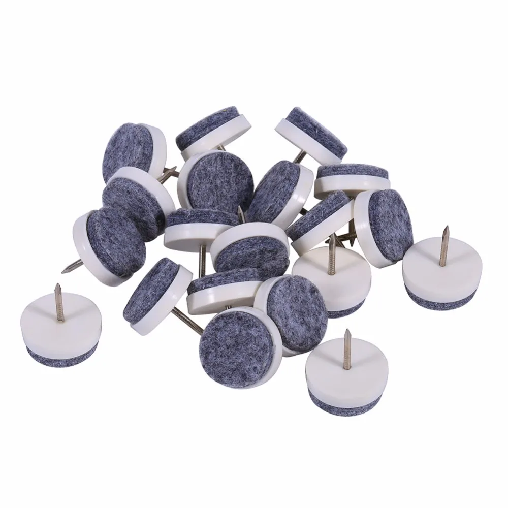 

20pcs/set Felt Feet Pad Table Chair Feet Leg Furniture Table Chair Feet Leg Skid Glide Furniture Chair Leg Glides Skid Felt Pad