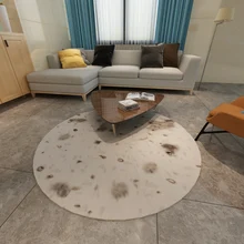 Круглое комфортное забавное одеяло из мягкого флиса с рисунком тортилья де Харина буррито