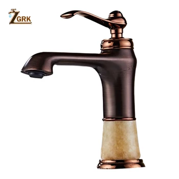 ZGRK Bathroom Faucets Oil rubbed Bronze Faucet Brass Bath Basin Mixer Tap Hot and Cold Water Tap bowlder Sink Crane bathroom tall washbasin faucet chrome antique brass and oil rubbed bronze faucets waterfall sink tap torneira banheiro