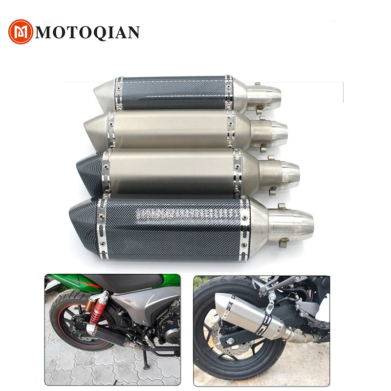 

Motorcycle Accessories Exhaust For Yamaha FZ6 FZ1 FZ8 TMAX 530 500 YZF R125 tracer db Killer muffler pipe 51MM motorbike Parts