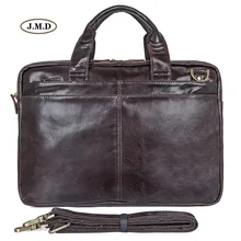 Новое поступление мужской портфель из натуральной коровьей кожи коричневого цвета, модный стиль, сумка для ноутбука, сумка на плечо, Мужская модная сумка 7092-3C