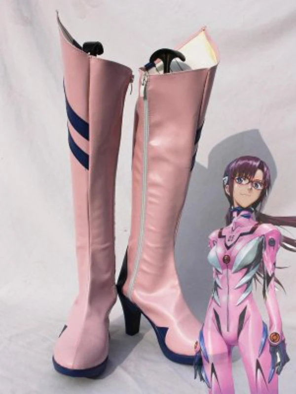 Neon Genesis Evangelion Makinami Mari/ботинки для костюмированной вечеринки женская обувь на