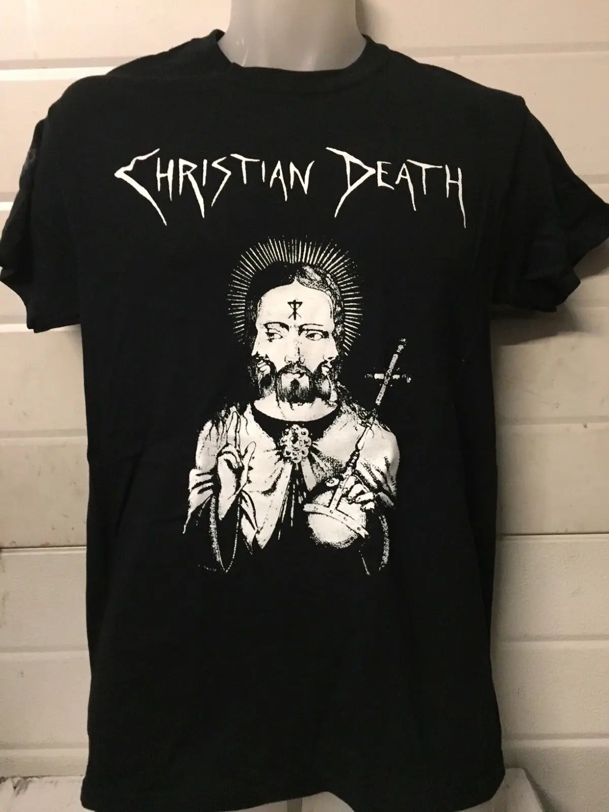 

CHRISTIAN DEATH T SHIRT goth bauhaus cure sisters of mercy vinyl