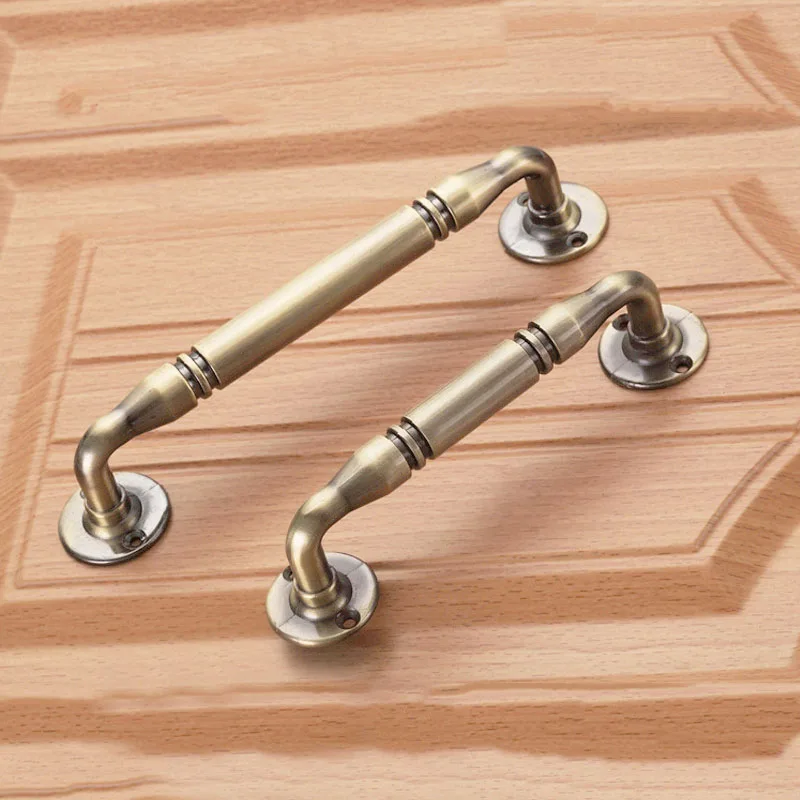MEGAIRON винтажные дверные ручки простой шкаф ручка кухня с винтами|handles for furniture|cabinet