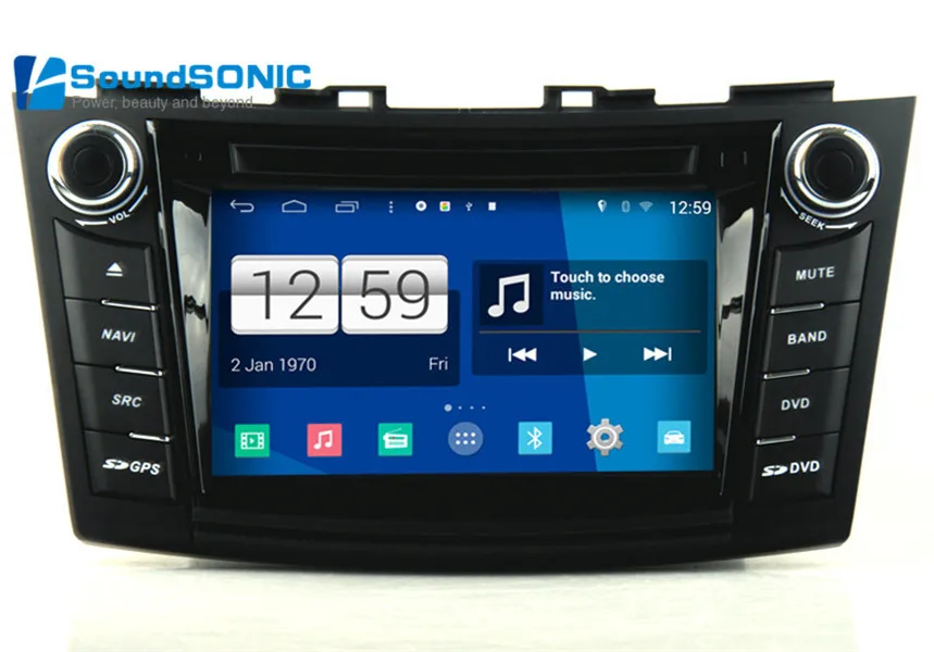 For Suzuki Swift 2011+ Android 4.4 Autoradio GPS Navigation Nav Car