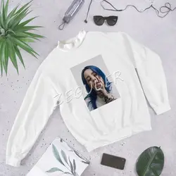 Billie Eilish Cry толстовки для женщин уличная Толстовка в стиле Панк розовые Топы вентиляторы толстовки мягкий полиэстер повседневные белые