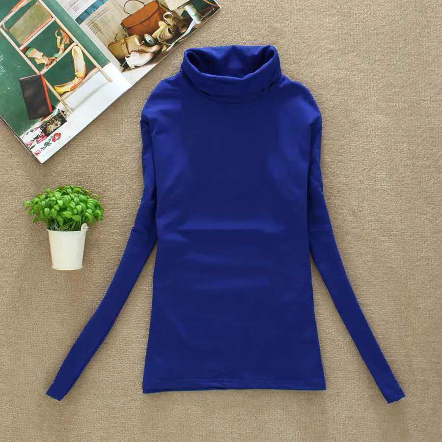 BACHASH 2019 High Quality Fashion Spring Autumn Winter Sweater Women Wool Turtleneck Pullovers Fashion Women's Solid Sweaters