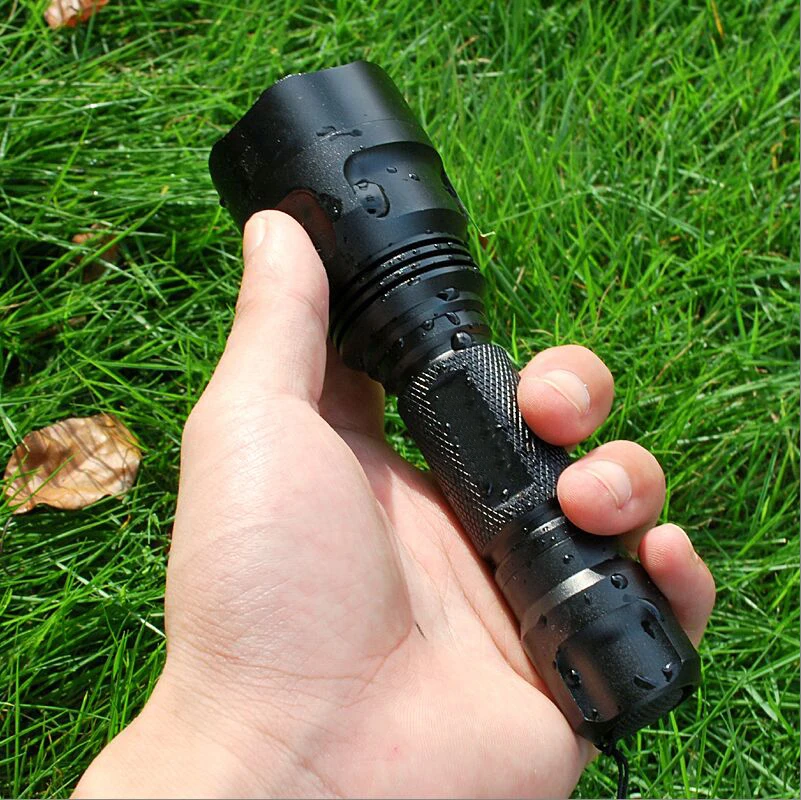 

Tactical flashlight XM-L2 T6 high power rechargeable led flashlights 10000 lumen torch waterproof flash light 18650 hunting
