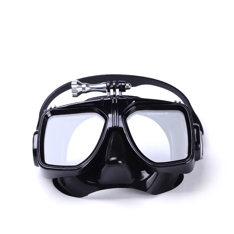 Подводная маска для дайвинга gopro hero Аксессуары для камеры, закаленное стекло объектив для взрослых дайвинг - Цвет: Metal upgraded Mask