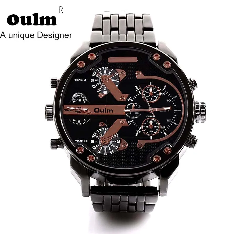 Oulm Brand Big Watches Men Luxury Brand Military Army watch Men's Casual Wristwatches Famous Quartz Male Watch relogio masculino Oulm Brand Big Watches Men Luxury Brand Military Army watch Men's Casual Wristwatches Famous Quartz Male Watch relogio masculino