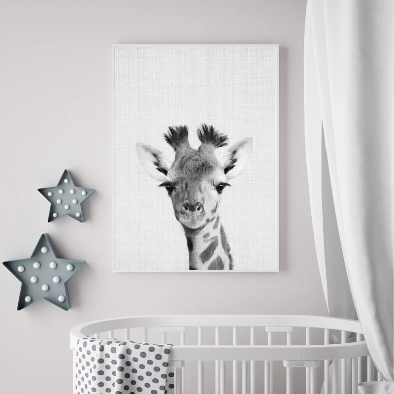 Safari Giraffe Canvas Art Picture Home Decor