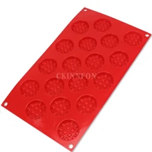 200 шт./лот вафельница полезно для приготовления вафель, пирога силиконовая форма в форме шоколада на противень для выпечки формы кухонный инструмент для дома искусственные цветы(Цвет: красный