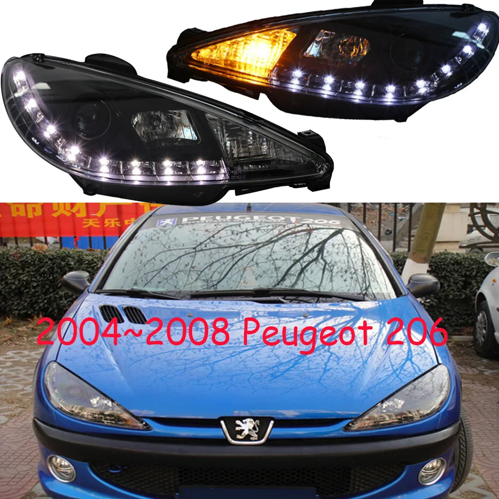 HID, 2004~ 2008, стайлинга автомобилей для Peugeo 206 фар, понимание, 206 207 308 3008 408 4008 508 Raid RCZ партнер, 206 головная лампа