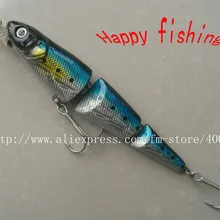 MS Slammer Жесткий приманки рывок приманки рыбалка пластиковые приманки Тип 3 секции Жесткий Приманка(MS130s