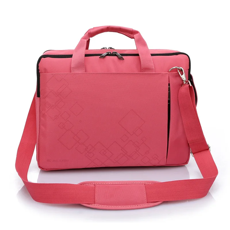 Tagdot бренд Для женщин сумка для ноутбука 15.6 дюймов Для мужчин Тетрадь сумка 14 дюймов Посланник компьютер Шолдер Сумка Розовый Черный