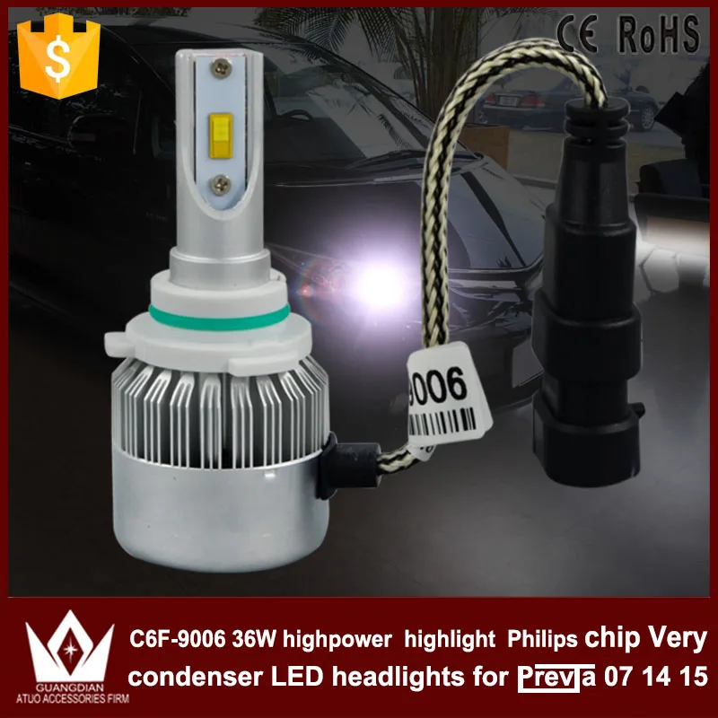 

Cheetah car led light low BEAM C6F 9006 36W DC 12V/24V 3800LM 6000k highpower highlight fit for TOYOTA PREVIA 2007,2014,2015
