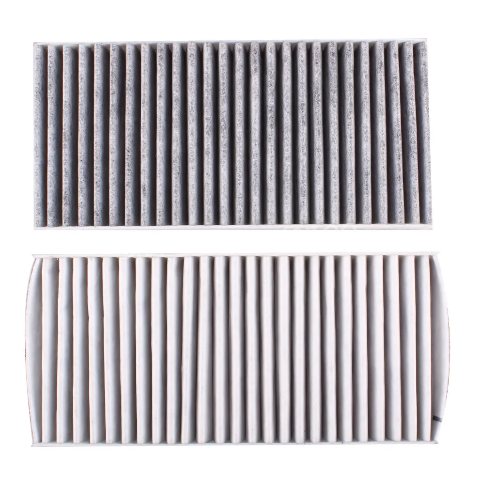 

Set of 2 Carbon Cabin Air Filter Grey White For Honda Civic Hybrid CR-V Element 2002-2006 80292-S5A-003