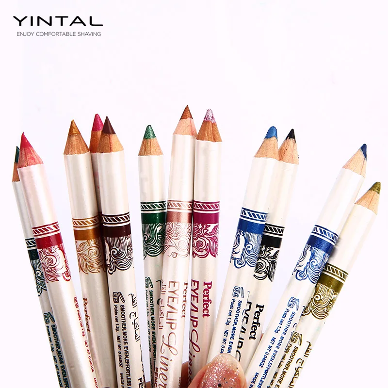 12PCS/Set 2 in 1 Eyeliner 12 Colors Lip Pencil Long-lasting Waterproof Makeup Cosmetic Set Eye Liner 12PCS/Set 2 in 1 Eyeliner 12 Colors Lip Pencil Long-lasting Waterproof Makeup Cosmetic Set Eye Liner