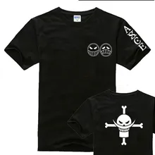 Аниме один кусок Эдварда ворота одежда с принтом бороды Футболка мужская короткий рукав хлопок футболка топы тройники хип-хоп