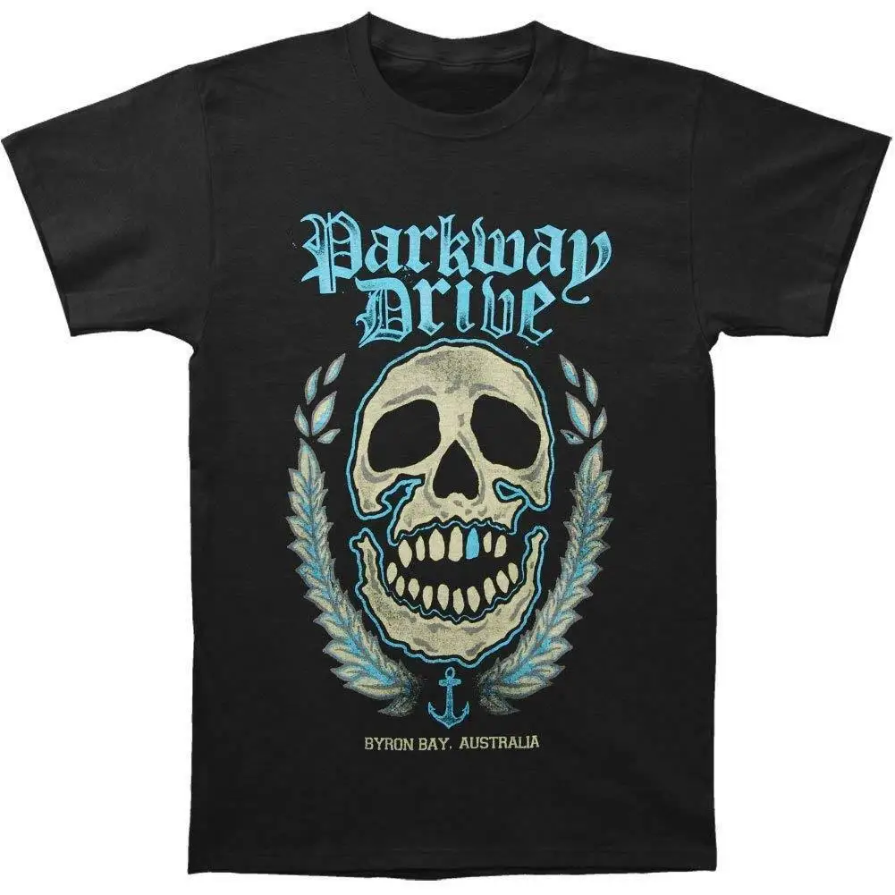 Аутентичная parkway Drive Byron Bay логотип черепа футболка s m l xl Metalcore Новинка|Футболки| |