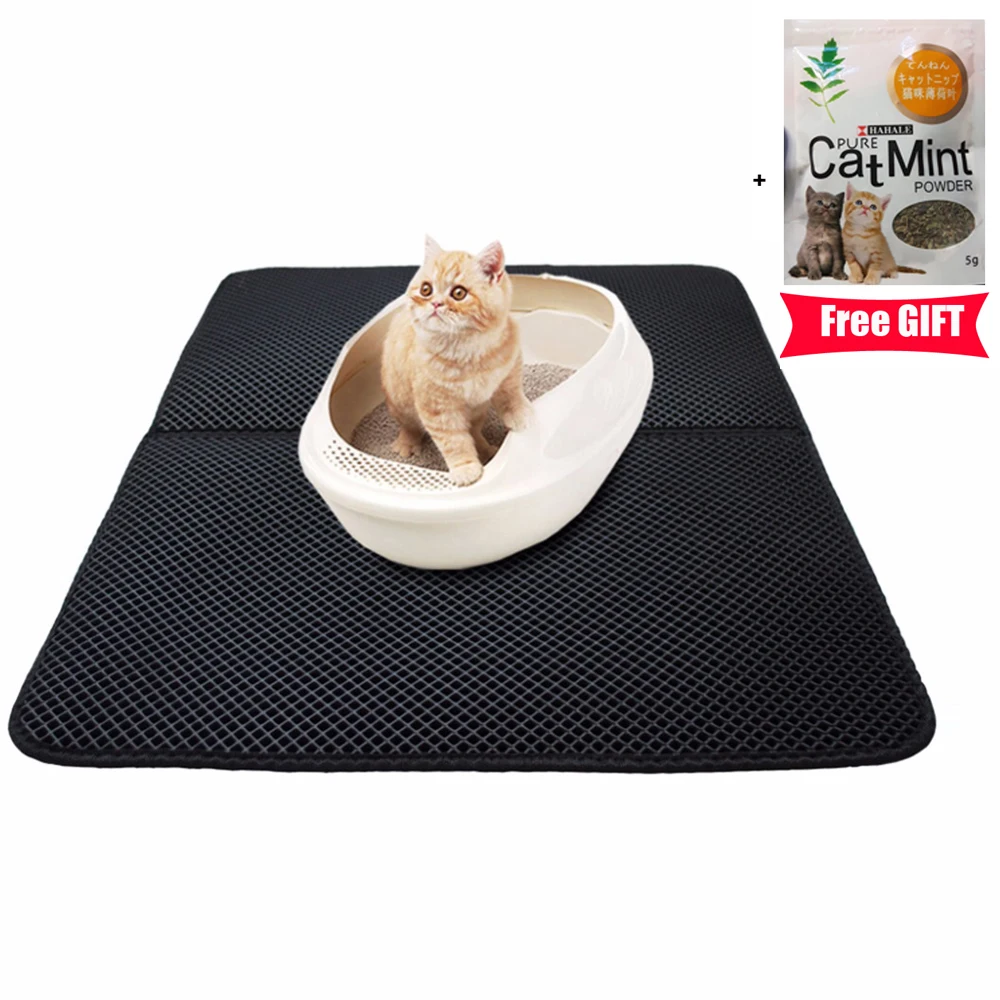 Large Cat Litter Trapper Tapis Chat EVA Pet Waterproof Urine Repellent
