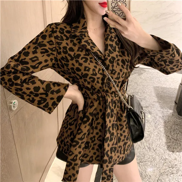 RUGOD элегантный Офисные женские туфли с леопардовым принтом Весна ...