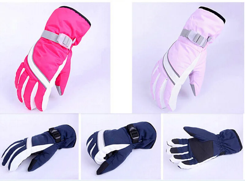 winter warm sking gloves detail 11