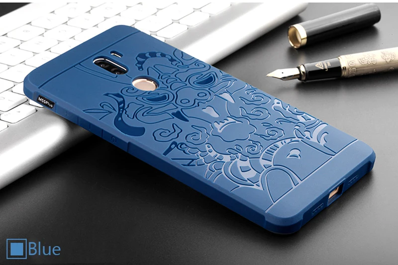 Case for Xiaomi Mi5s Plus Case Mi5s Silicone 3D Dragon Parttern Anti-knock Luxury for Xiaomi Mi M 5s Back Phone Cases Cover