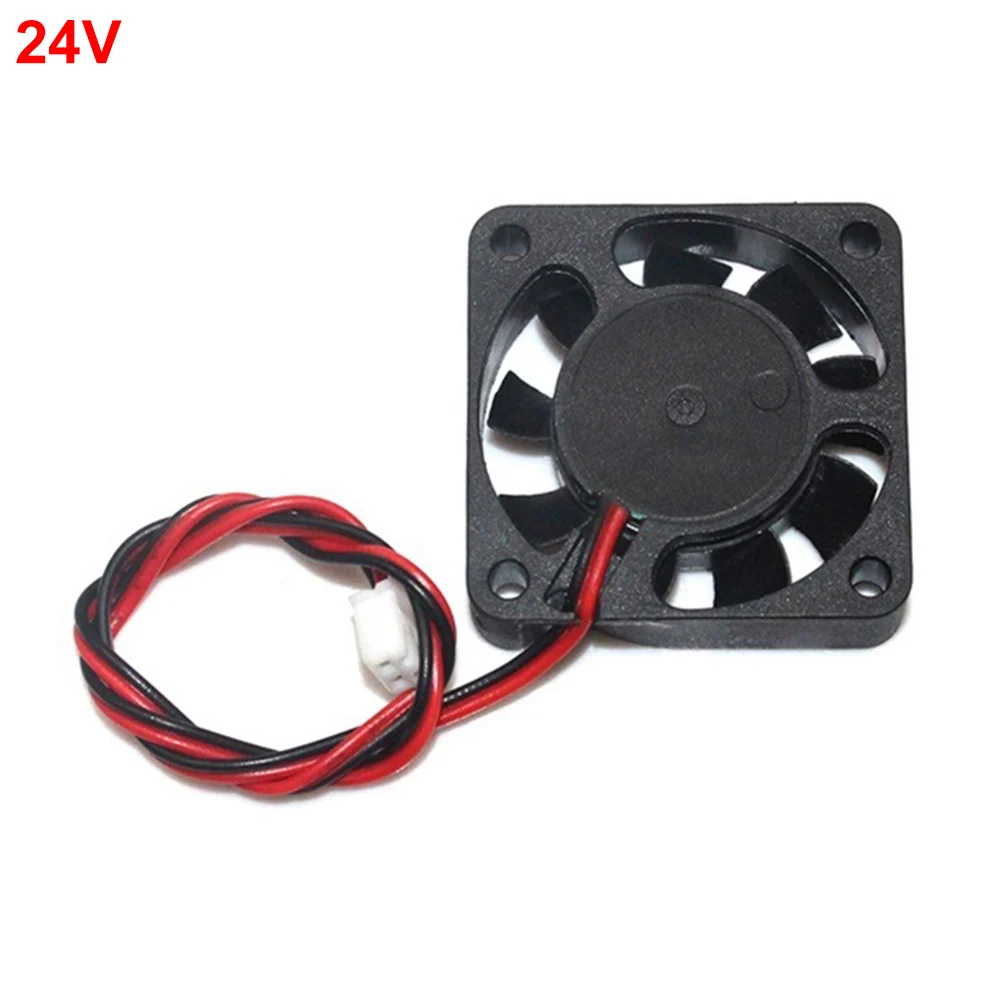

Cooler Brushless Black Cooling Fan Accessories Parts Connector Office Plastic 3D Printer Radiator Durable Quiet Heatsink DC