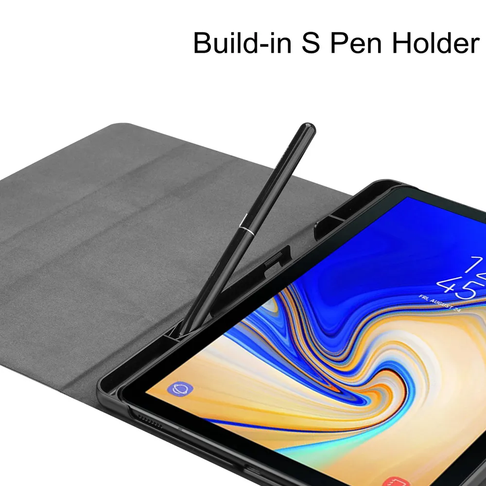 Ультра тонкий легкий защитный чехол-подставка для samsung Galaxy Tab S4 10,5 T830 T835