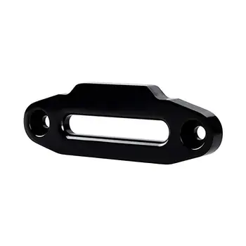 

Black 5000lbs 152mm Universal Hawse Aluminum Fairlead For Use With Synthetic Winch Rope For Long-lasting Use On And Off-road