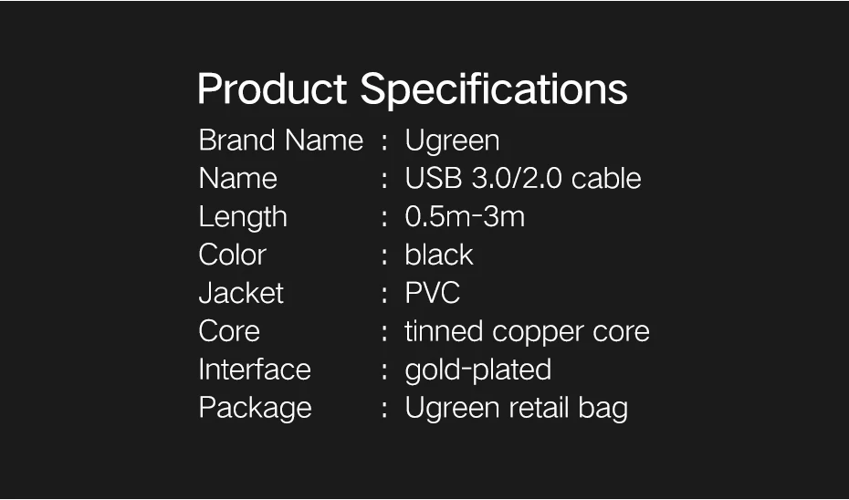 UGREEN USB 3.0 Extension Cable 2M High Speed 23 (23)