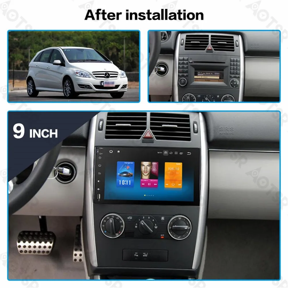 Best Android 8.0 Car GPS Navigation Car Radio DVD Player Headunit For MERCEDES BENZ Sprinter W169 W245 W906 B200 Vito Viano W469 1
