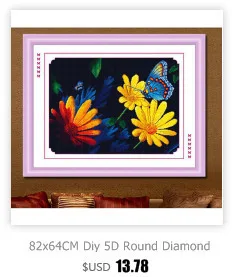 55x48CM DIY diamond painting Cross Stitch Lavender Rhinestones mosaic decorative painting Flowers 5D Diamond embroidery