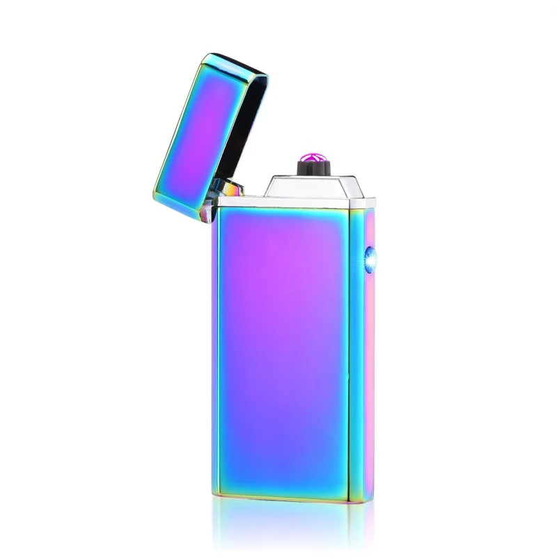 Новинка 2019 двойная импульсная дуговая зажигалка с USB зарядкой электрические
